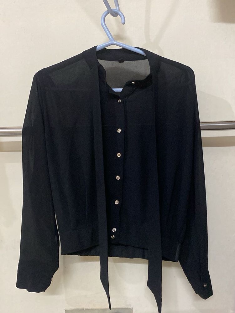 Elegant Black Blouse