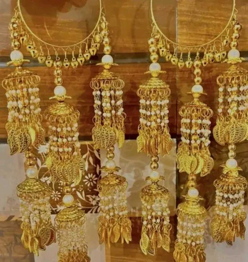 Golden Bridal Kaleera Set