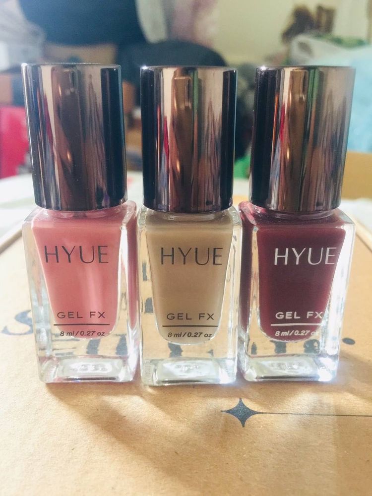 HYUE Gel FX Nail Polish Set of 3