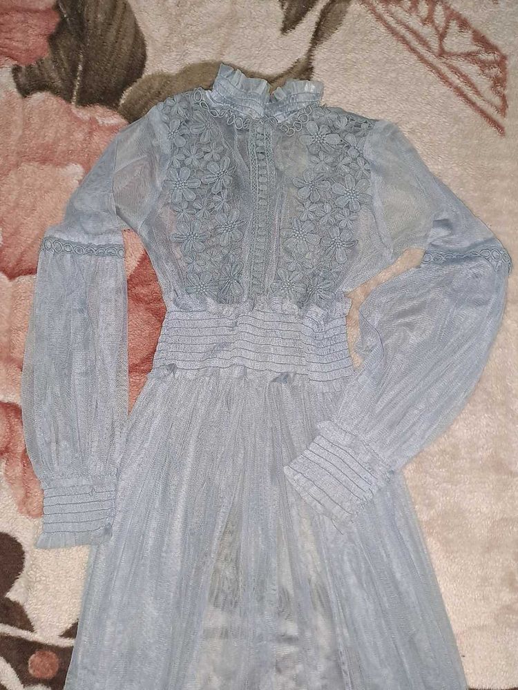 Beautiful Blue Lace Dress