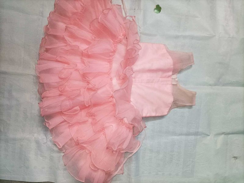 pink gown
