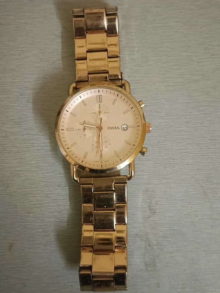 Fossil Gold Watch