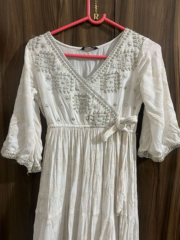 Festive Kurti With Beautiful Work