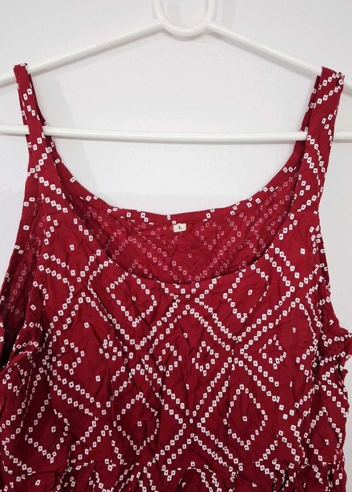 Boho Print Crop Top