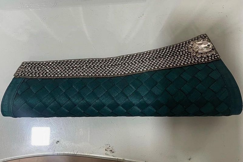 Elegant Green Clutch