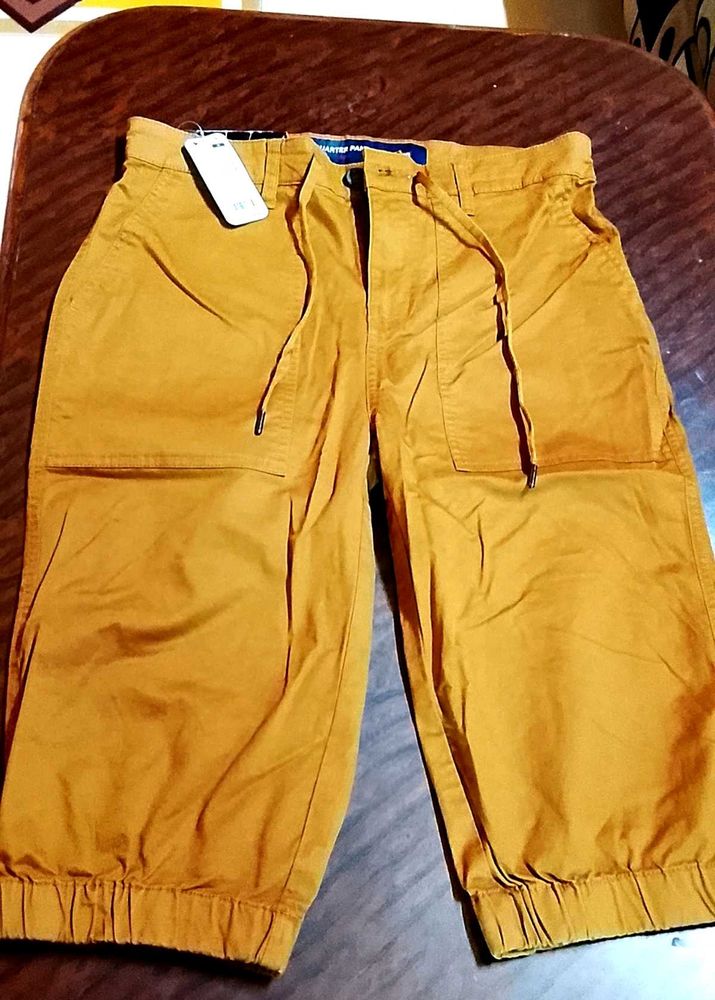 Men's Mustard Cargo Pants no use 999 purchase kara