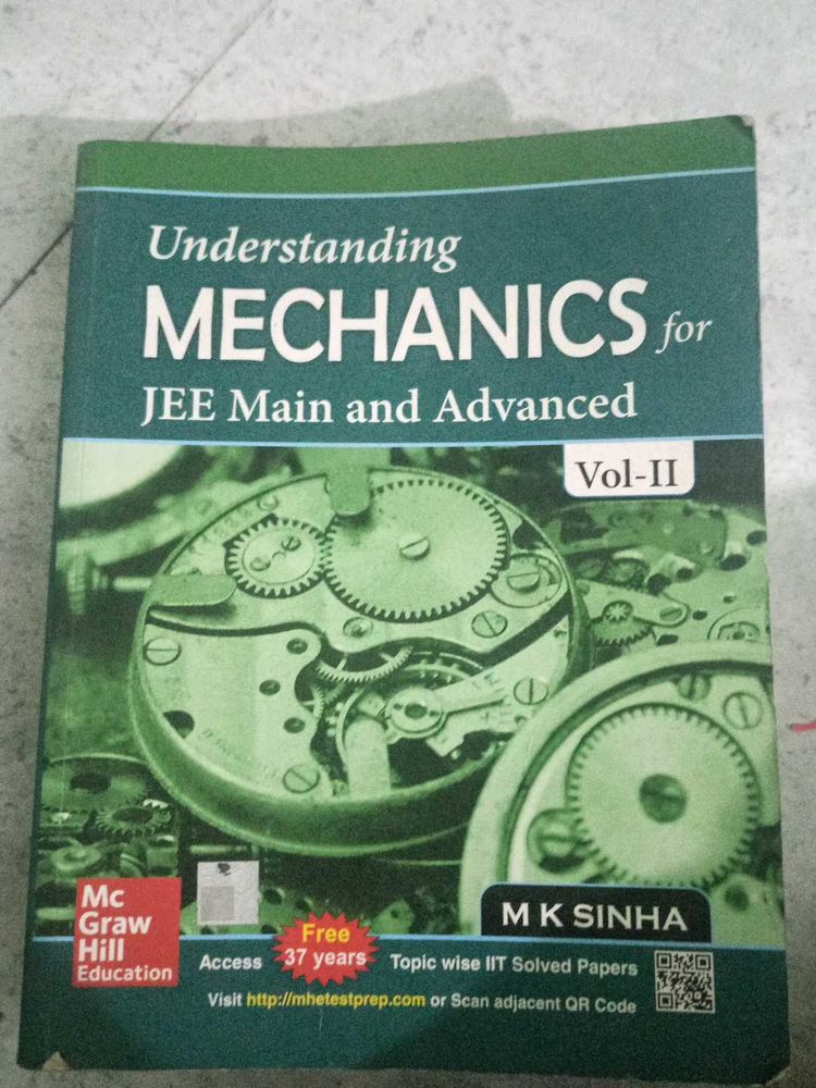 Understanding Mechanics for JEE Vol 2 MK Sinha