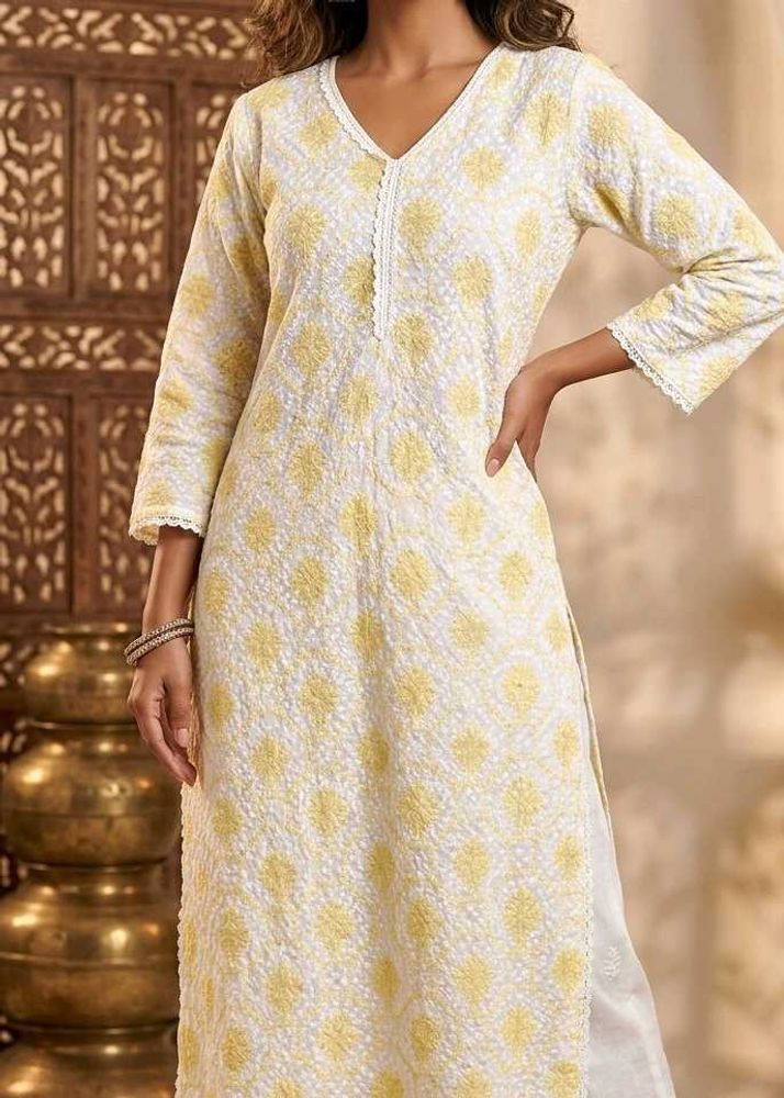 Elegant Embroidered Kurta