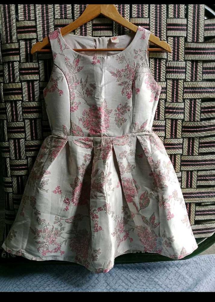 Floral Print Fit and Flare Dress