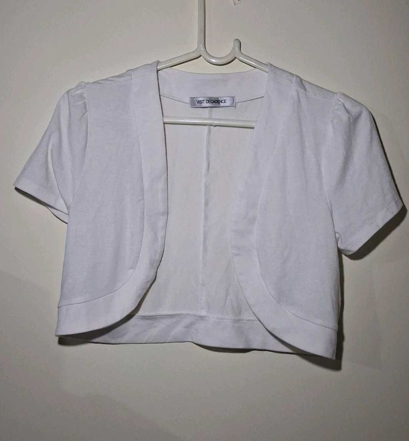 Classic White Cropped T-Shirt