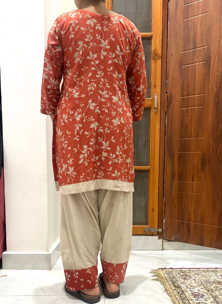 Farshi salwar with short kurta