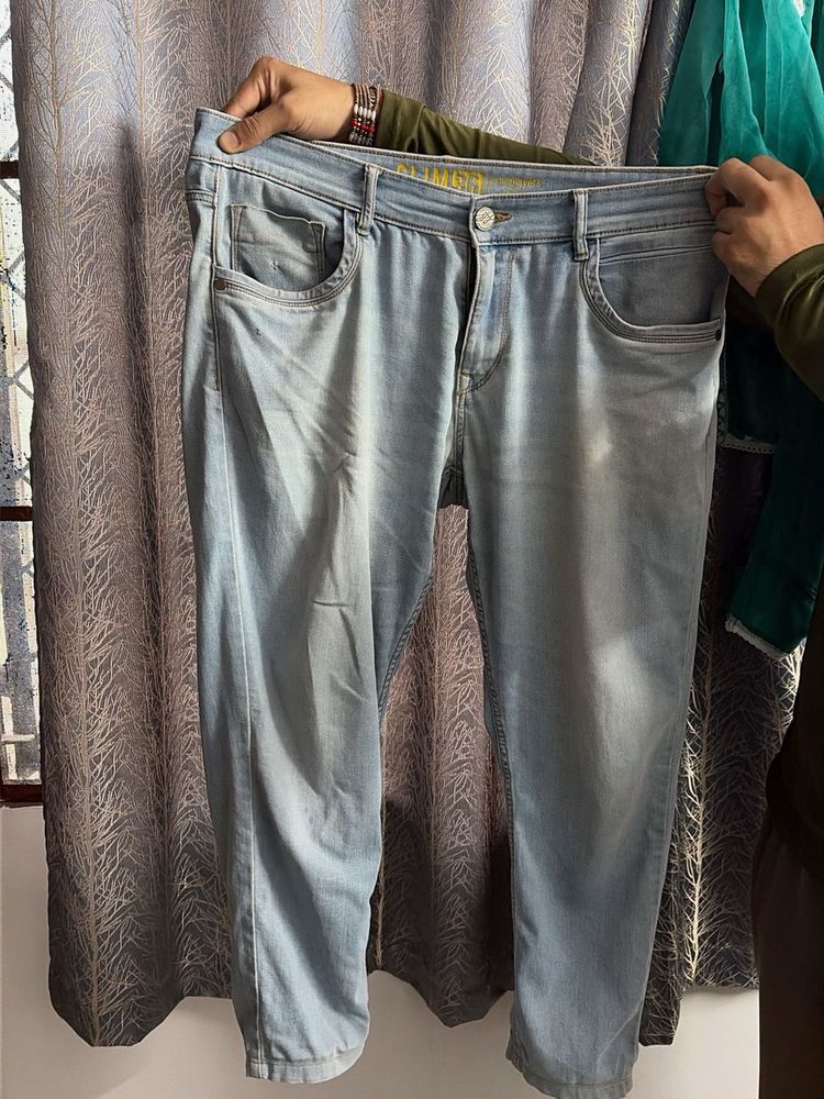 Light Wash Denim Jeans