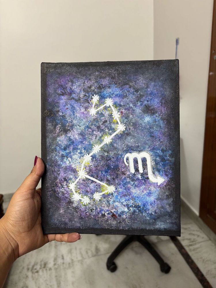 Scorpio Constellation Art : Zodiac Sign