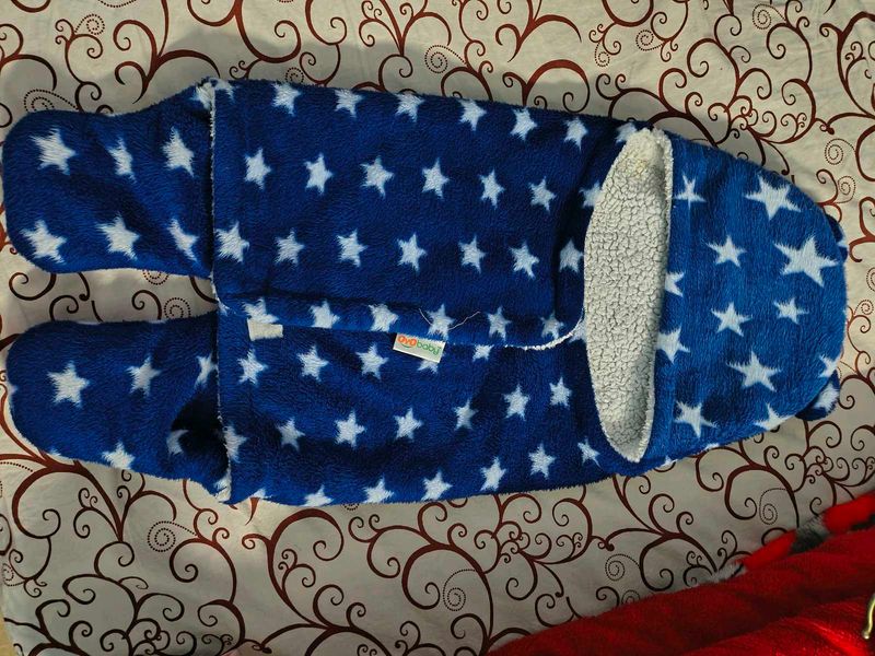 Cozy Star Print Baby Sleeping Bag