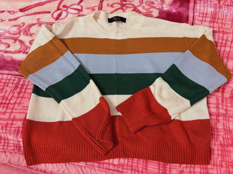 Cozy Striped Knit Sweater