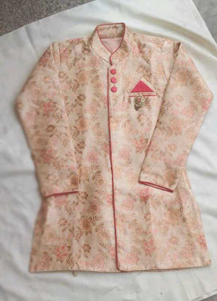 Men's Floral Print Kurta