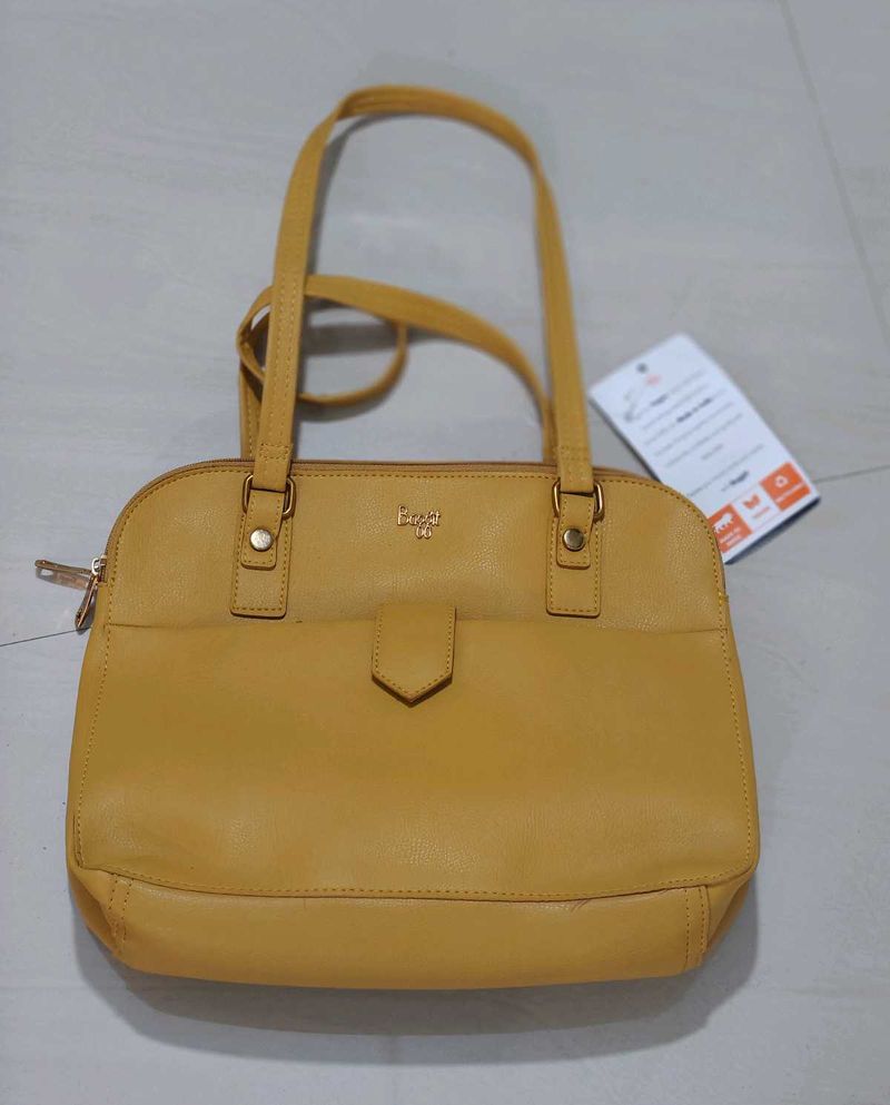 Original new Baggit Mustard Yellow Shoulder Bag