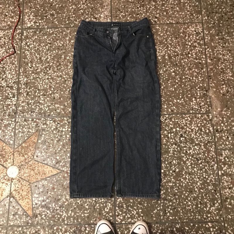 Straight Fit Dark Wash Denim Jeans