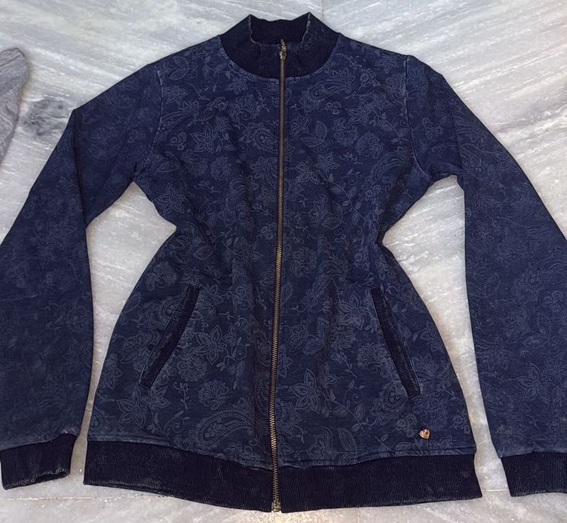 Blue Floral Jacket