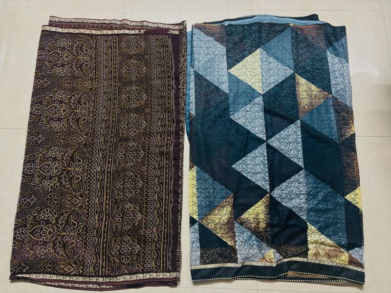 Beautiful Printed Sarees combo