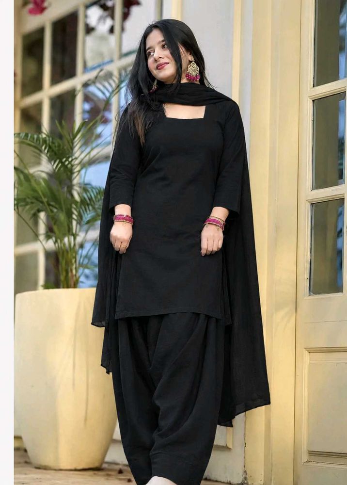 black salwar suit