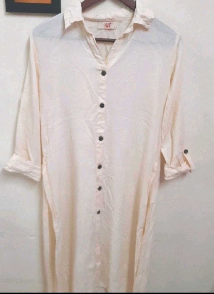 Elegant Cream Kurta for Women