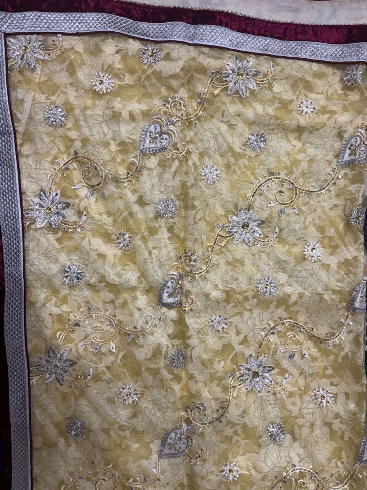 Stylist Yellow Saree