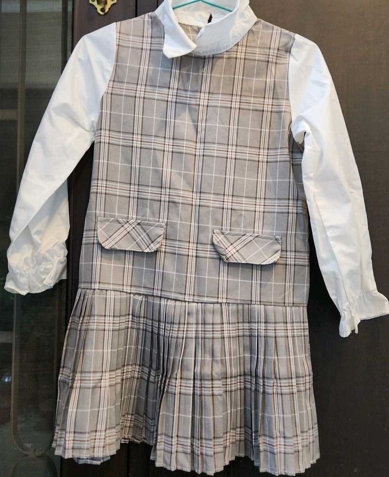 Girls Plaid Dress