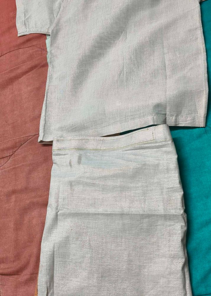Beige Shirt &amp; Dhoti