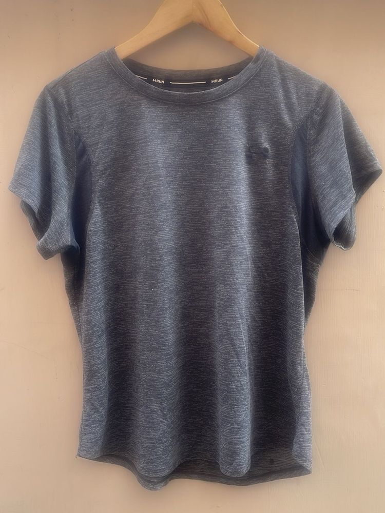 Women's Heathered Grey Athletic T-Shirt