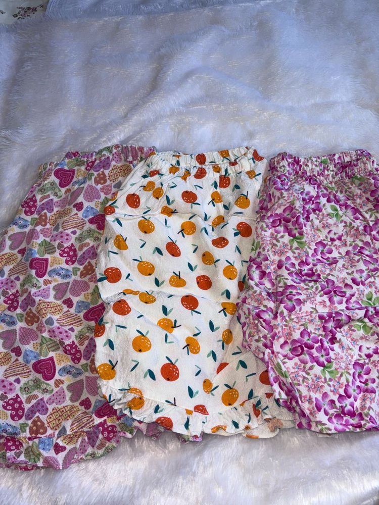 Korean shorts floral