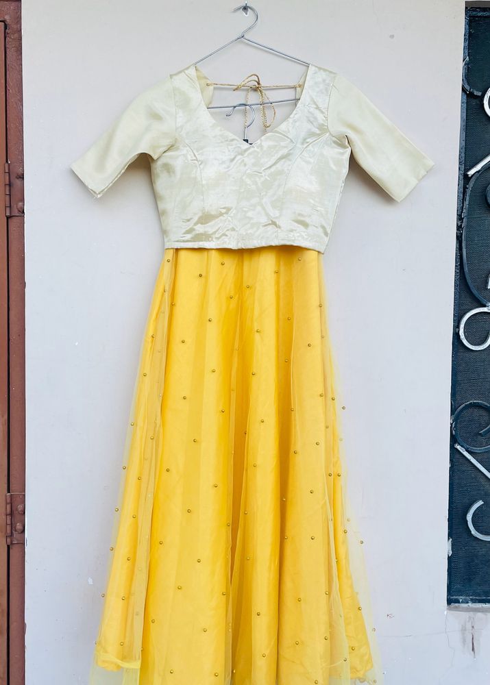 Vibrant Yellow Lehanga Choli Set