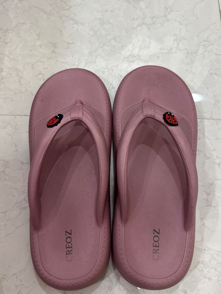 Cute Ladybug Flip Flops
