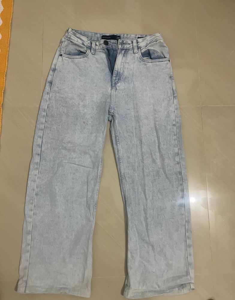 Light Wash Wide Leg Jeans