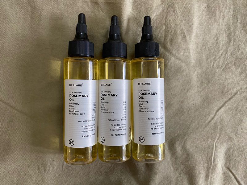 3 bottles of Natural Rosemary Oil