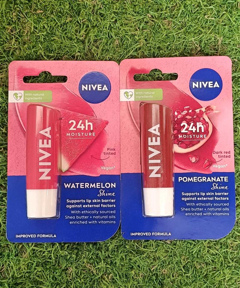 2 Nivea Lip Balm