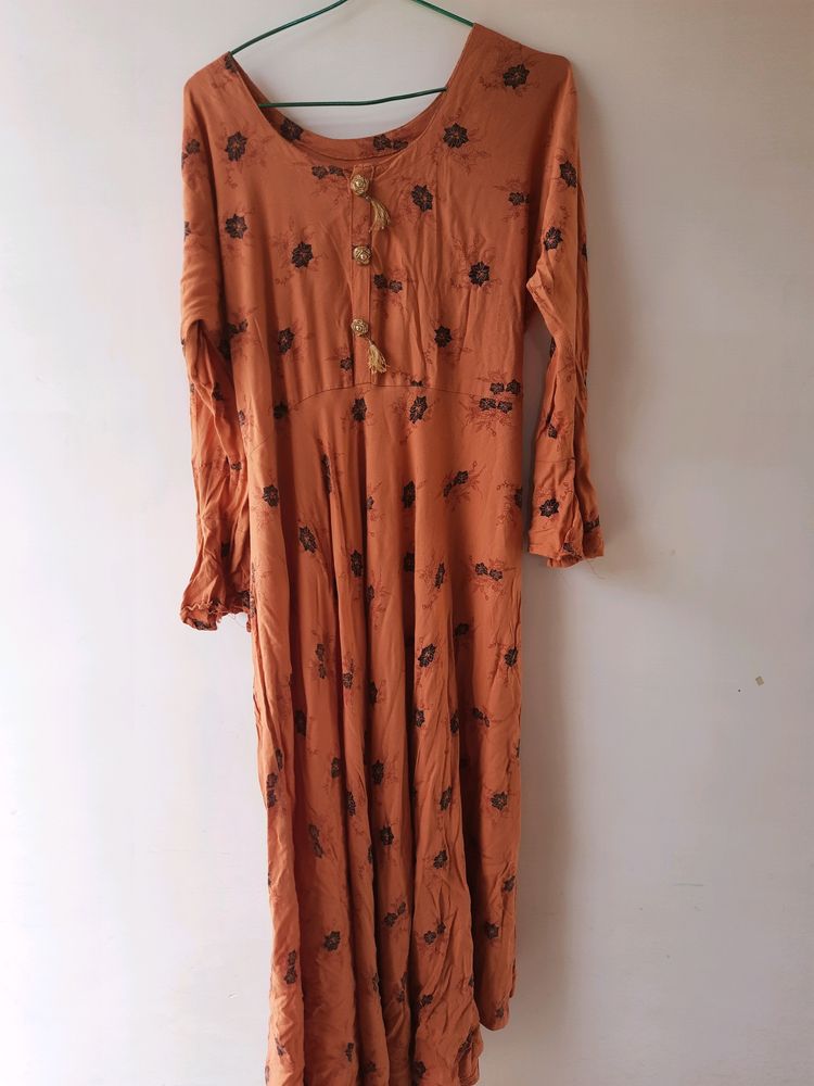 Floral Print Maxi Dress