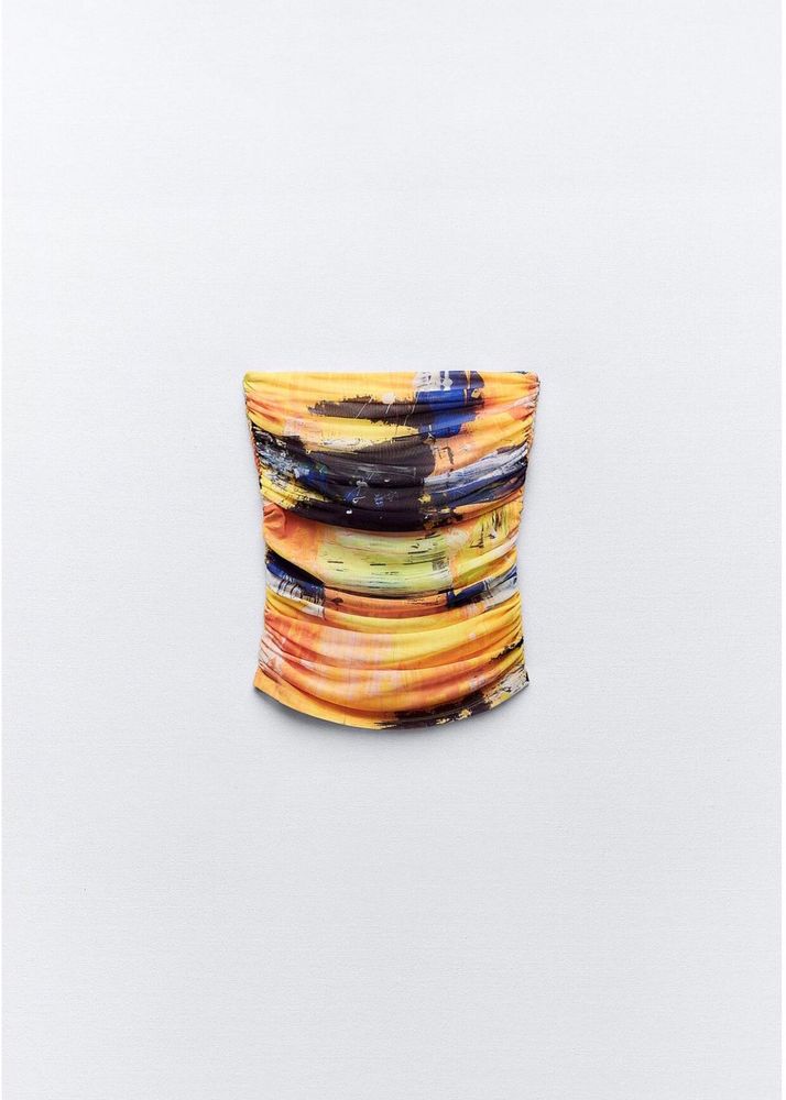 Abstract Print Tube Top