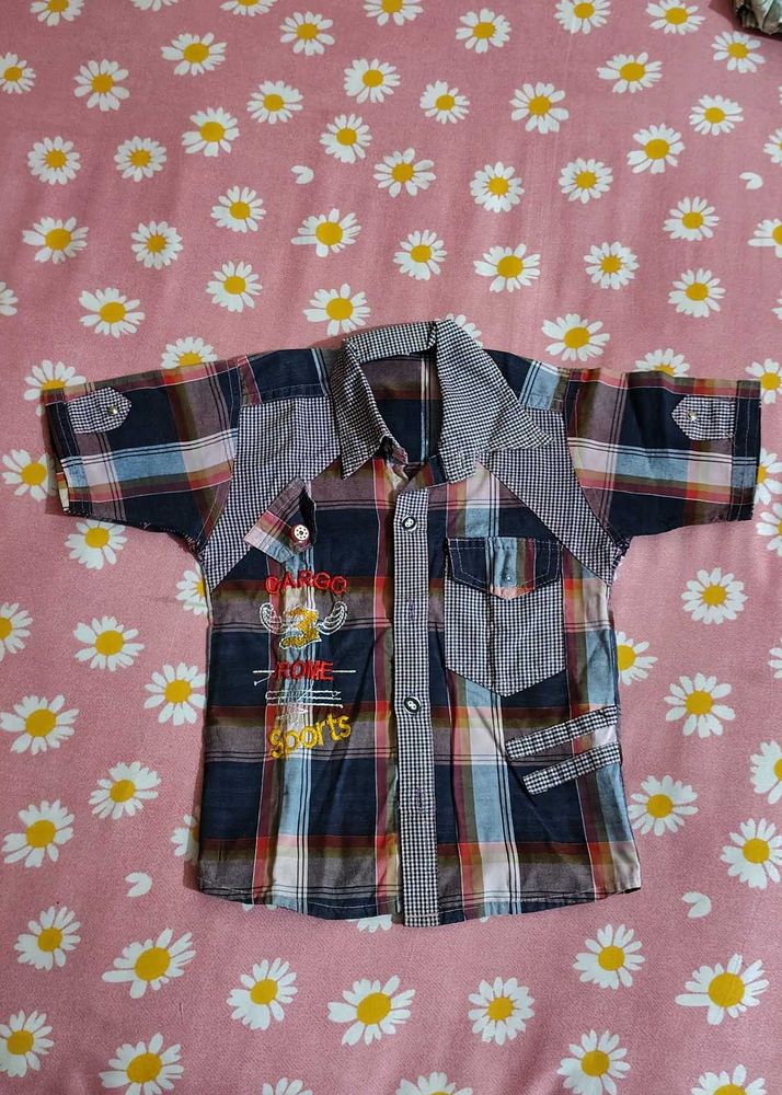 Boys Plaid Shirt