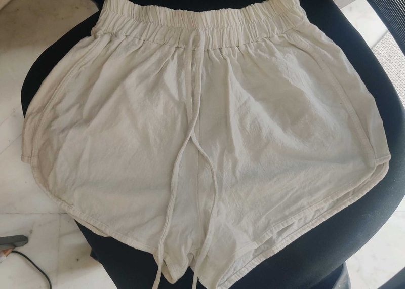 Comfortable linen Drawstring Shorts
