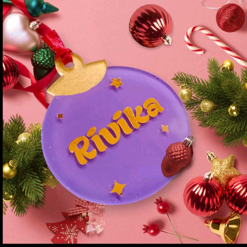 Personalized Christmas Tree Ornament