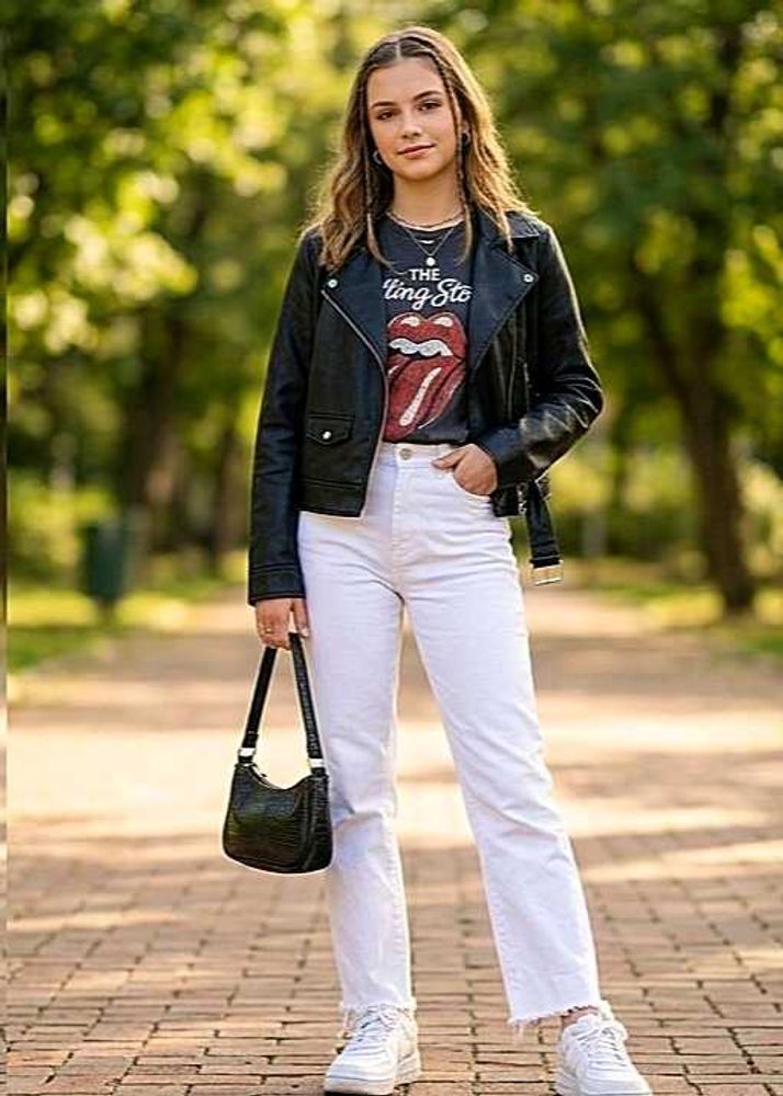 Stylish Black Leather Jacket