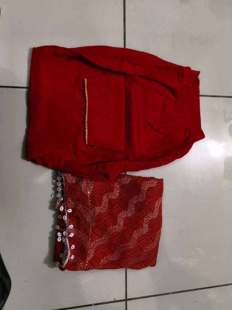 karva chauth special red suit