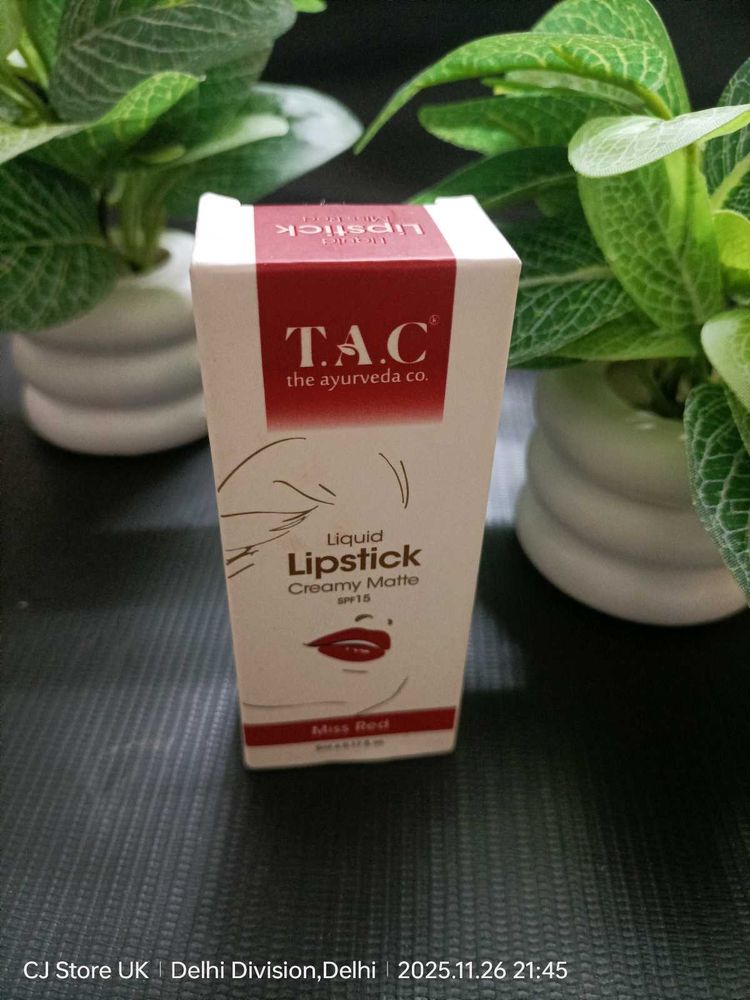 TAC Liquid Lipstick - Miss Red