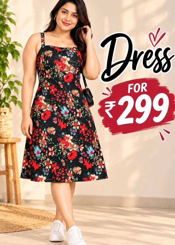 Chic Floral Print Midi Dress