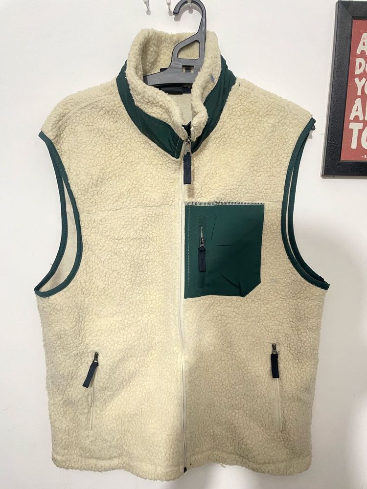 Cozy Fleece Vest with Pocket Detail