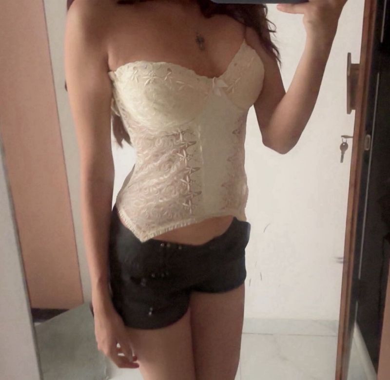 Lace Bustier corset top