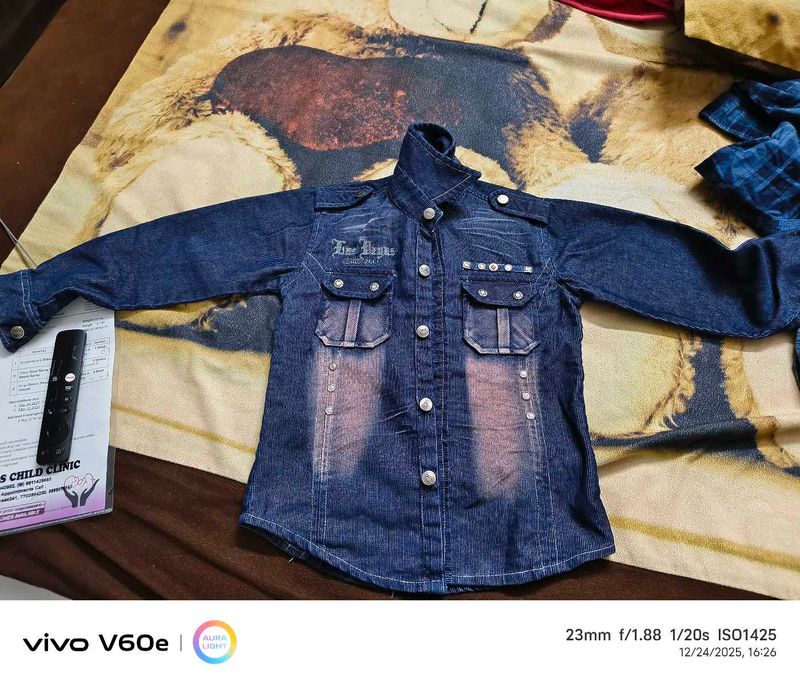 Denim Shirt for Kids