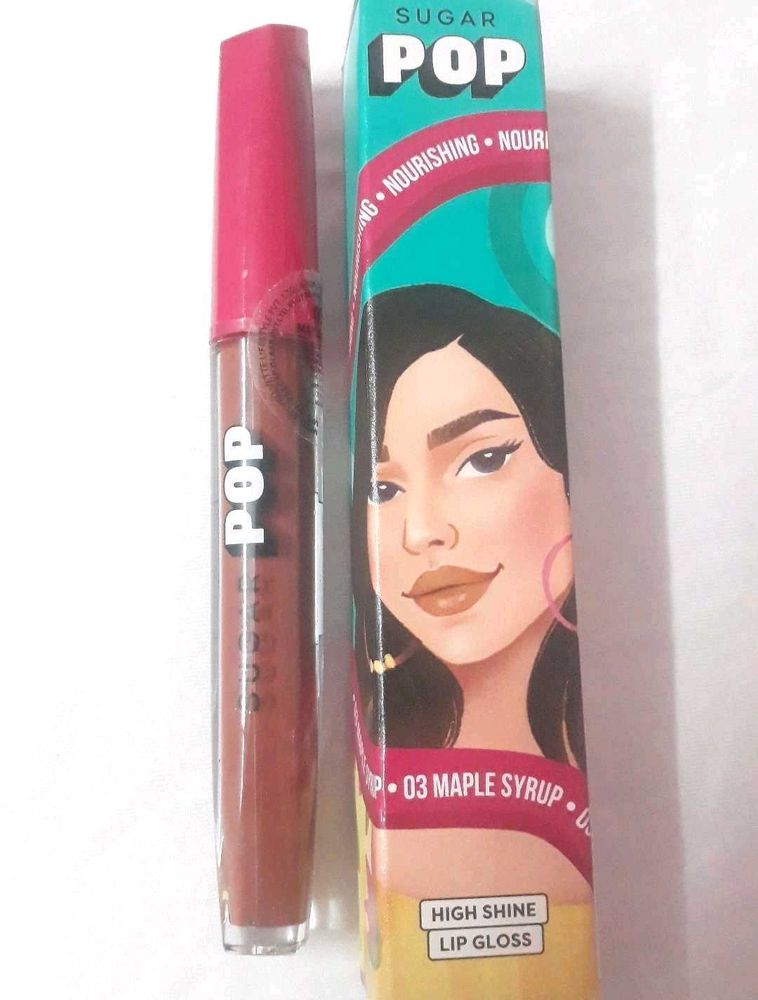 SUGAR POP High shine Lip Gloss With Hyaluronic Aci
