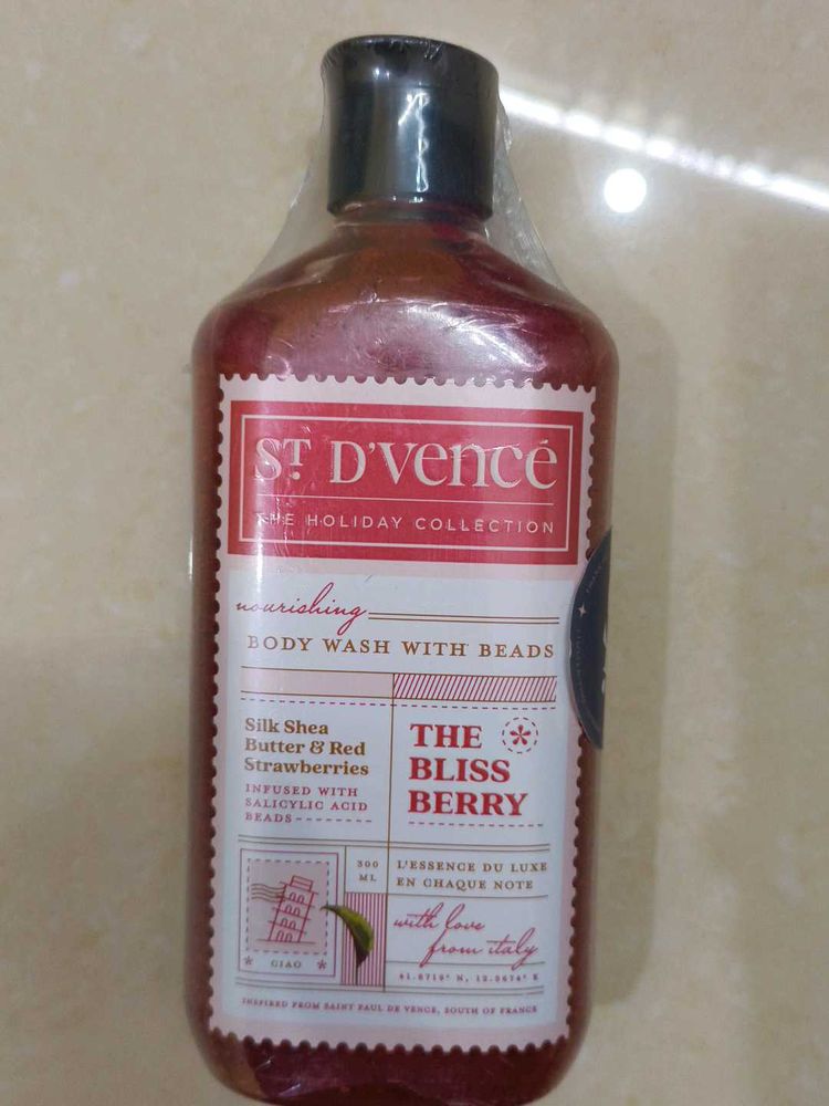 St D'vence Bliss Berry Body Wash